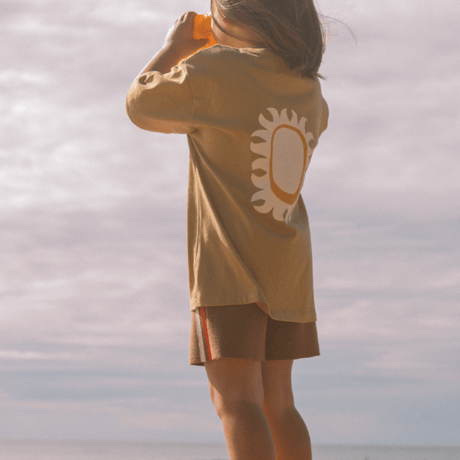 Sunshine Tee-Mustard