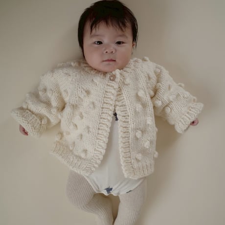 Popcorn Cardigan【Cream】