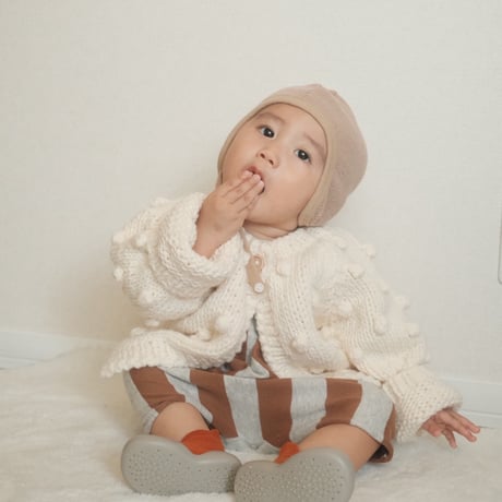 Popcorn Cardigan【Cream】