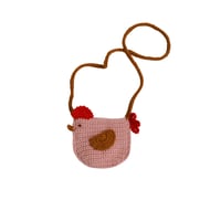 Chicken Crochet Bag【Flamingo】