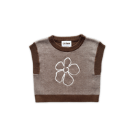 Organic Fields Embroidery Knit Vest