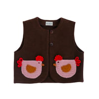 Caspian Chicken Vest【Dark Chocolate】
