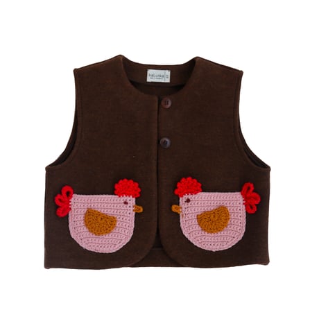 Caspian Chicken Vest【Dark Chocolate】