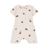 JUMPSUIT AIME 【OFF WHIT/WATERMELON】