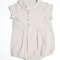 NACRE ROMPER(Ecru Gingham)