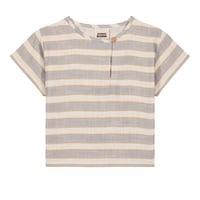 T-SHIRT ORSO 【BLUE/GOLD STRIPES】