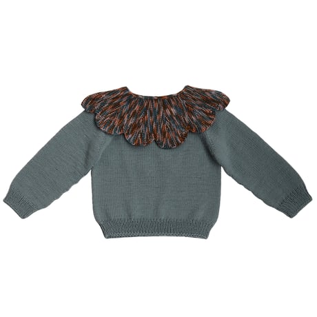 Daisy Sweater【Misty blue】