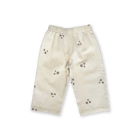 Organic Denim Wild Flower Embroidery Pant
