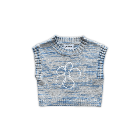 Organic Space Dye Knit Vest