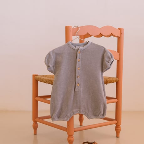 ROMPER BEBECITO 【SILVER/BLUE】