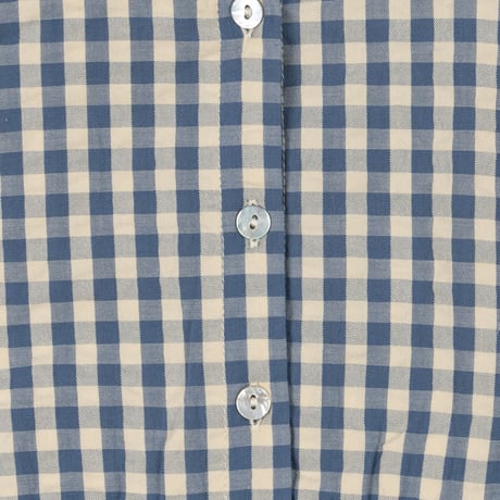 KIM ROMPER GOTS - CAPTAINS BLUE  CHECK