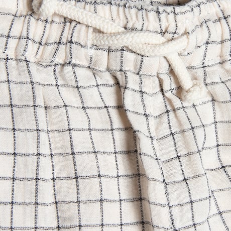 TAGAL SHORTS(Ecru Gingham)