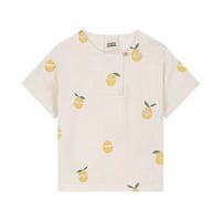 T-SHIRT ORSO 【OFF WHITE/LEMON】