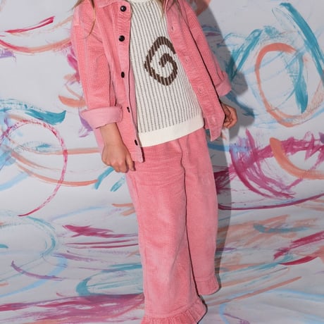 Organic Cord Frill Pant