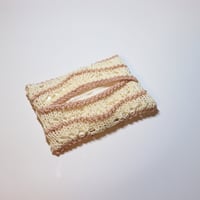 【PDFダウンロード編み図】うねうね模様のティッシュカバー