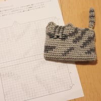 【PDF配色シート】猫のファスナーポーチの配色シートセット