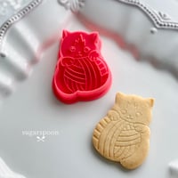 毛糸ねこちゃんクッキー型【パイピングクラス受講者様限定】