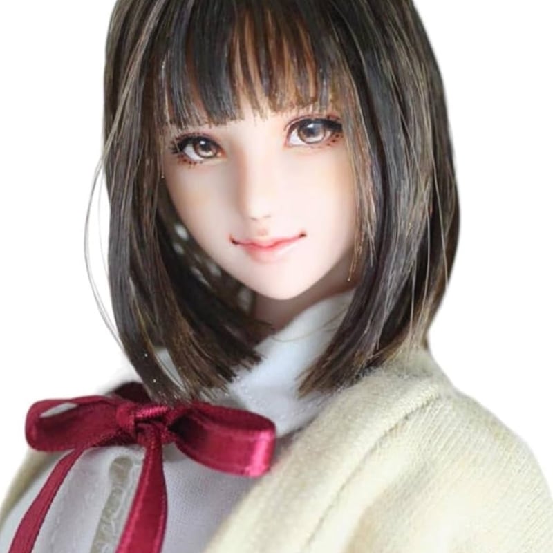1/6 フィギュア 12インチ ヘッドスカルプ 女性モデル 手仕上げ 1/6 フィギュア 12インチ ヘッドスカルプ 女性モデル 手仕上げ