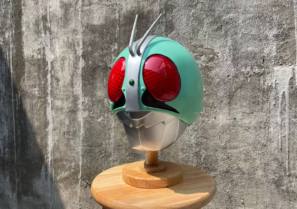 仮面ライダー1号 リアルマスク コスチューム コスプレ 頭囲58〜60CM