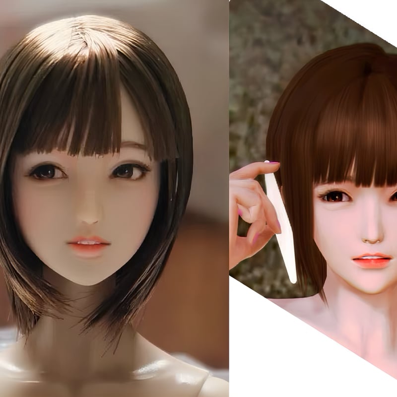 1/6スケール 女性フィギュア ヘッド EINI 05 | EINI