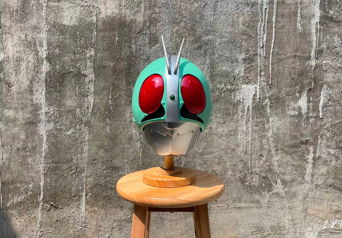仮面ライダー1号 リアルマスク コスチューム コスプレ 頭囲58〜60CM