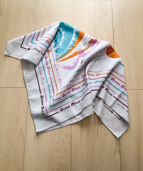 80s-90s Ocean Drive Vintage Bandana Made in USA