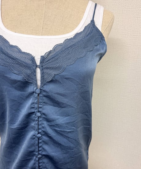 lingerie lace camisole blue