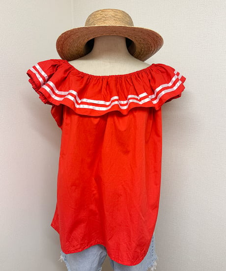 vintage frill tunic