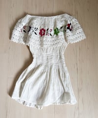 Kids Lace Flower Embroidery Dress