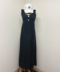 dot ribbon dress