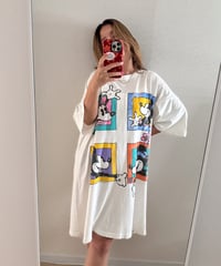 90s-00s Disney Mickey & Minnie Tee Dress
