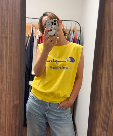 champion sweat no sleeves