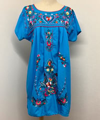 flower embroidery mexican one piece