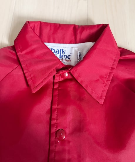 USA Made Kids’ Coach Jacket with Lining – Deep Red