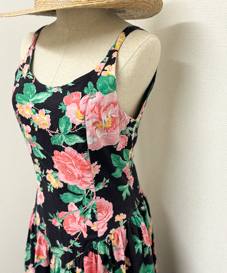 flower lace long dress