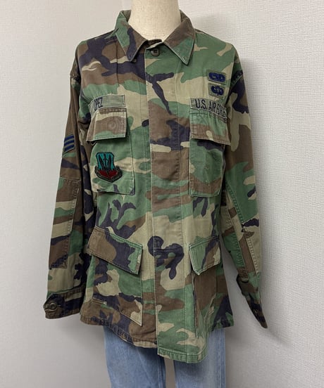 U.S. Military Green Camo Jacket / NATO 7080/8434 Small Regular Vintage – Patch Detail