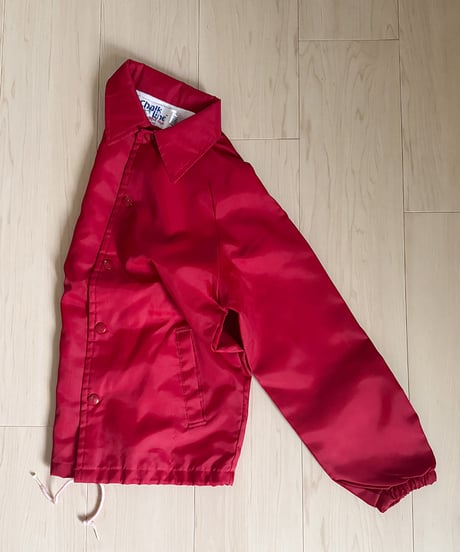USA Made Kids’ Coach Jacket with Lining – Deep Red