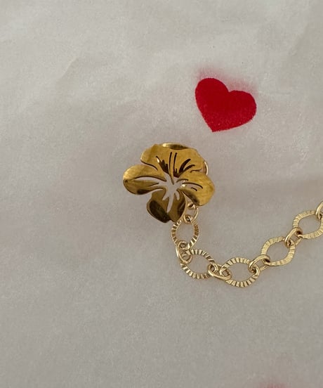 double strand pierce  flower