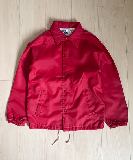 USA Made Kids’ Coach Jacket with Lining – Deep Red