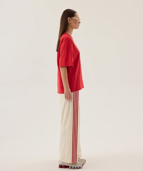 ARAMINTA JAMES -Chillin Oversized Tee Poppy Red-