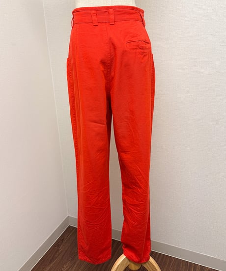 high waist tuck pants