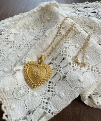 Heart antique necklace