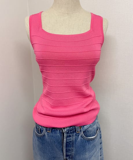 summer knit tank top