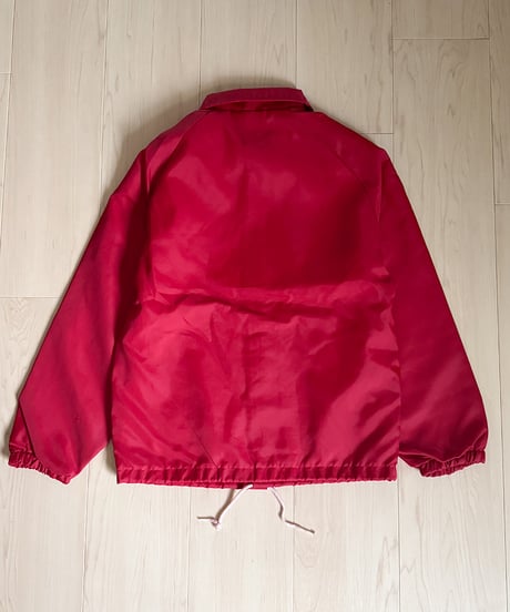 USA Made Kids’ Coach Jacket with Lining – Deep Red
