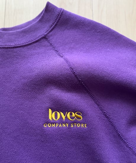 LOVES EMBROIDERY SWEAT PUR
