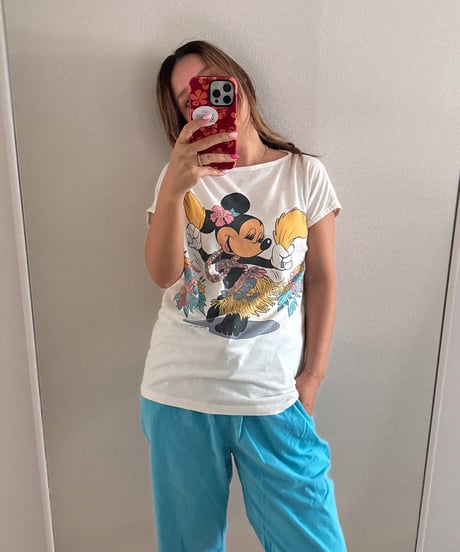 80s-90s Vintage Minnie Mouse Hula Tee
