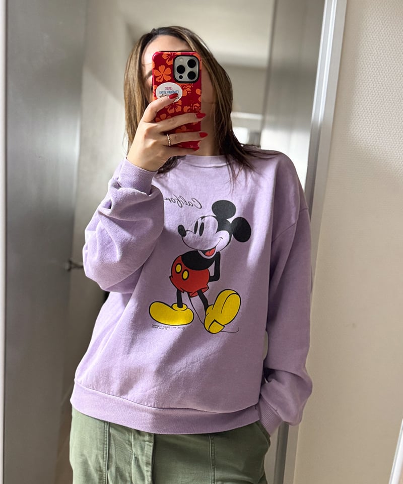 Velva Sheen × Mickey Mouse sweat | LOVES COMPAN