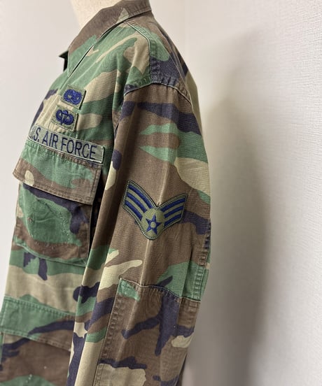 U.S. Military Green Camo Jacket / NATO 7080/8434 Small Regular Vintage – Patch Detail