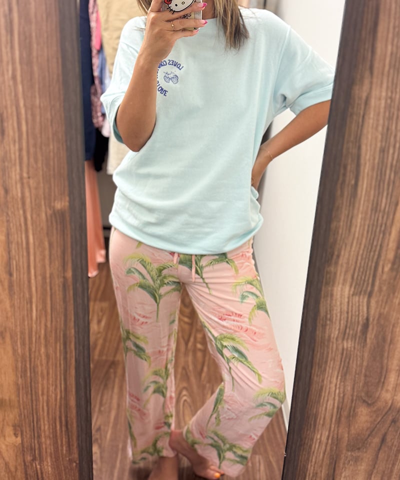 palm tree pants | LOVES COMPANY STORE