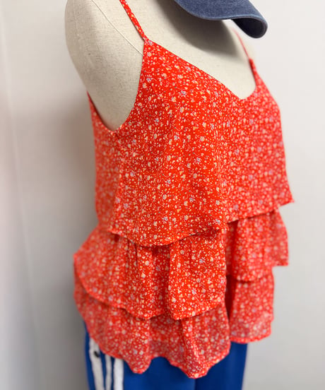 flower frill camisole